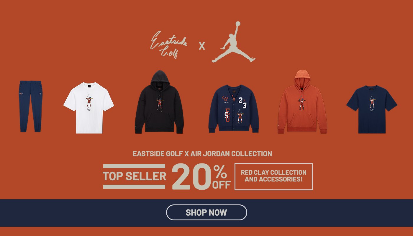 Eastside Golf x Jordan Sweatpants Red Clay