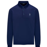 Blue Void Premium LS Midweight Polo