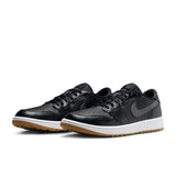 Black Gum Air Jordan 1 Low Golf