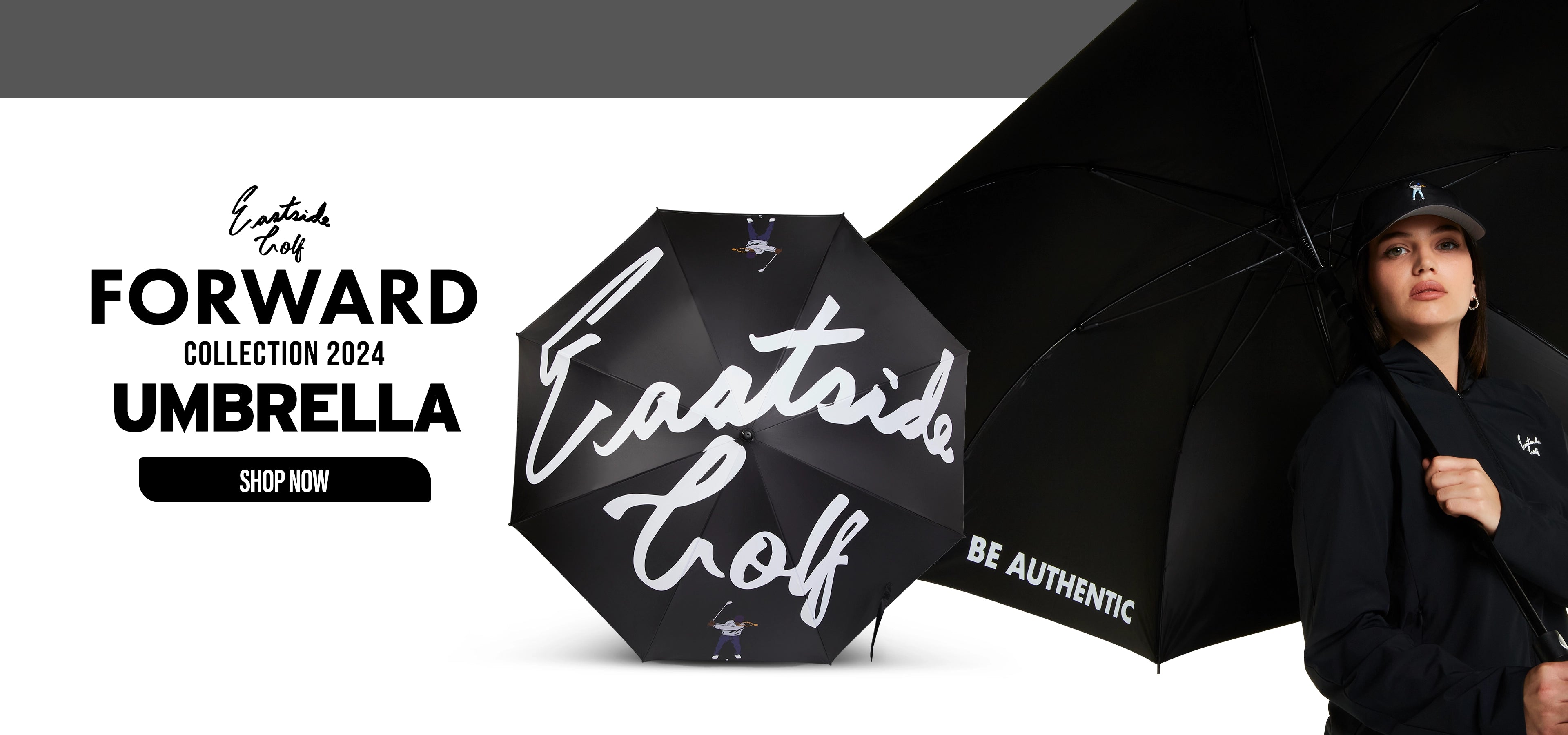 Eastside Golf. Forward Collection 2024 Umbrella. Click to shop now.
