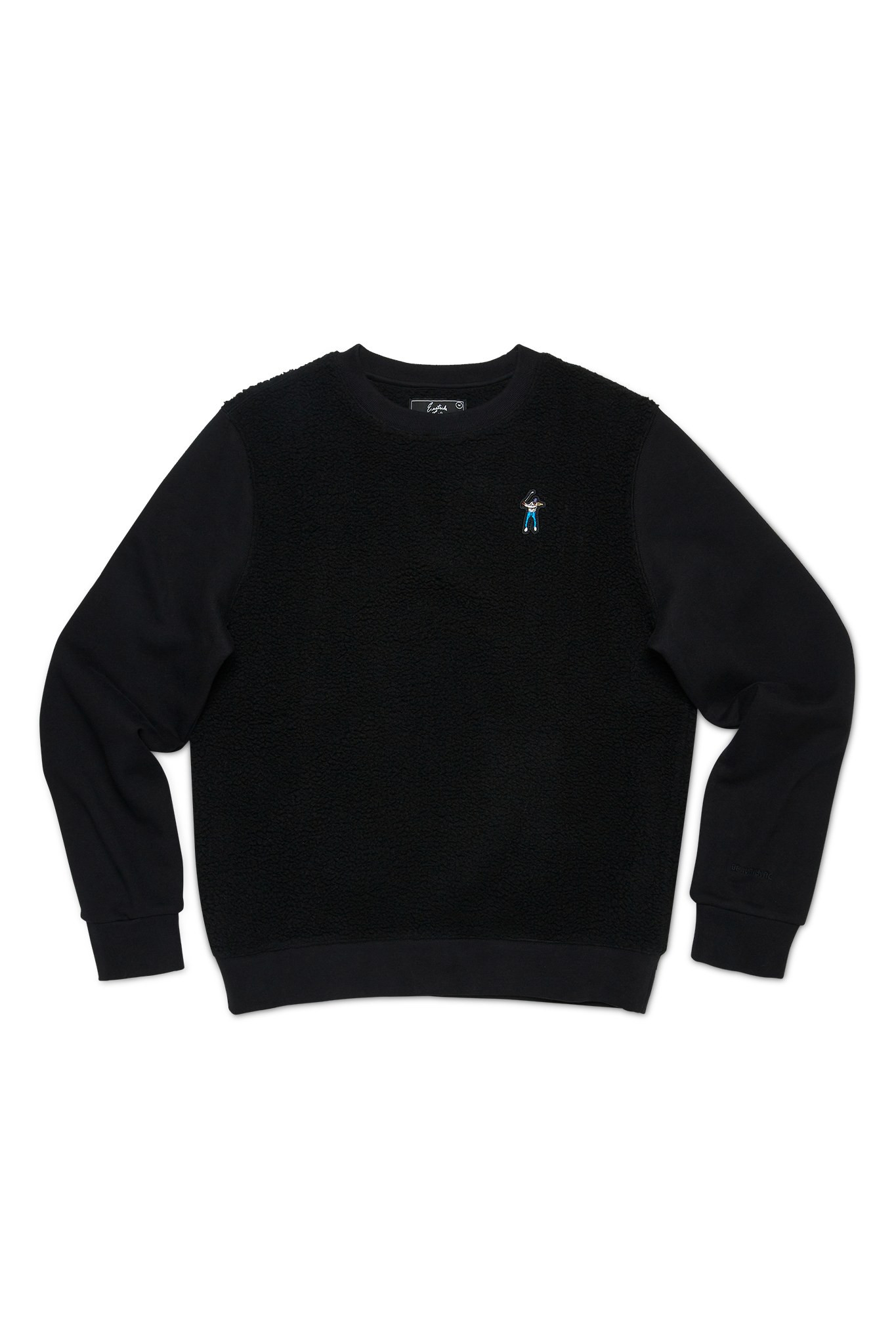 Sherpa top crewneck pullover