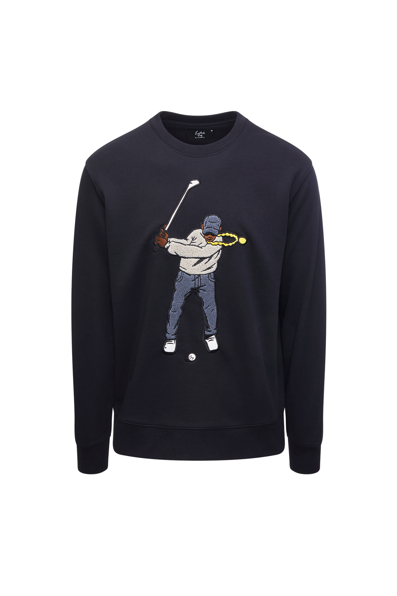 Eastside Golf Men s Core Fleece Crew Swingman Black