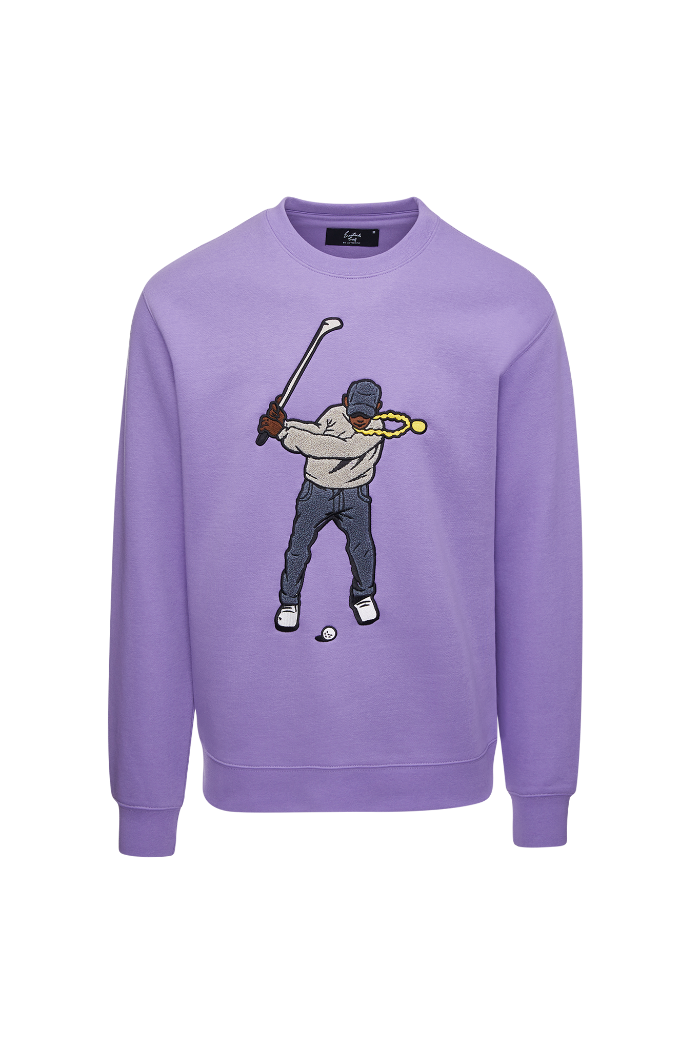 Eastside Golf Men s Core Fleece Crew Swingman Paisley Purple PAPL M
