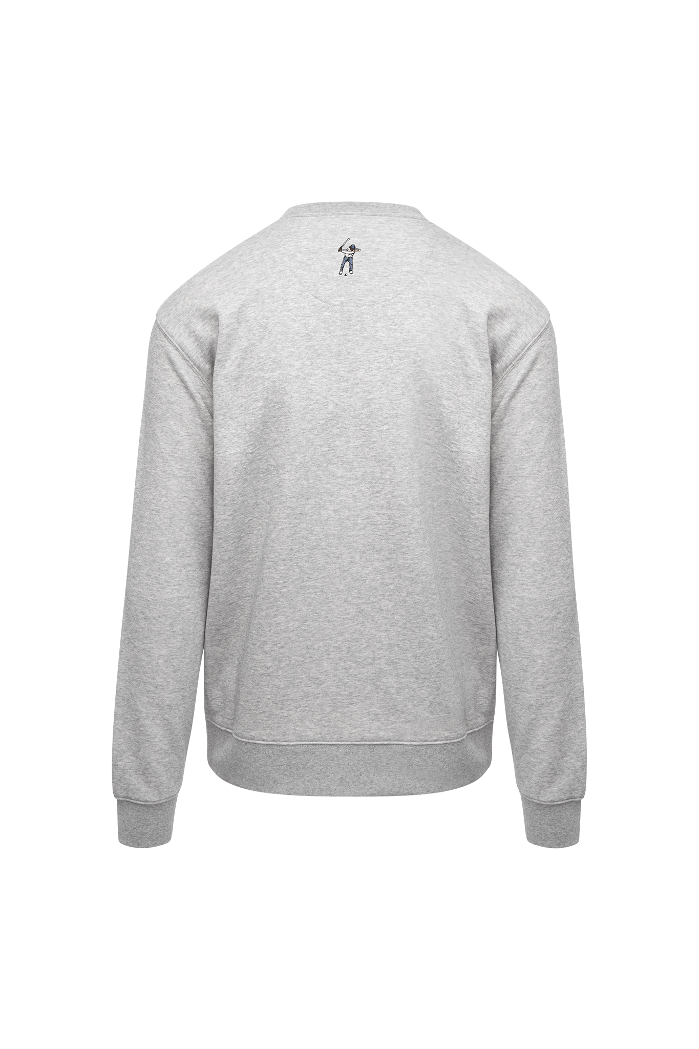 Eastside Golf Men's Core Fleece Crew Script Logo Heather Grey