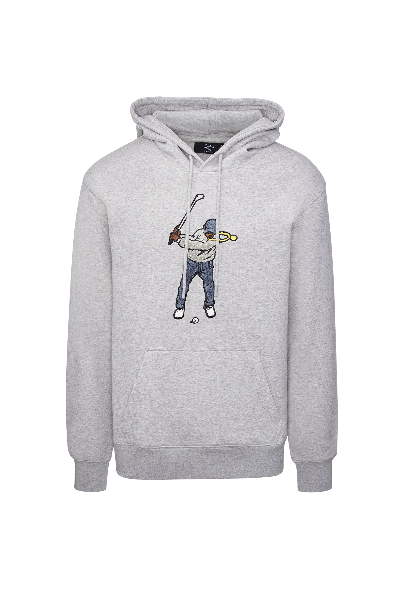 Eastside Golf Men's Core Fleece Hoodie Swingman Heather Grey