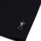 Black Eastside Golf Men's Core Fleece Short