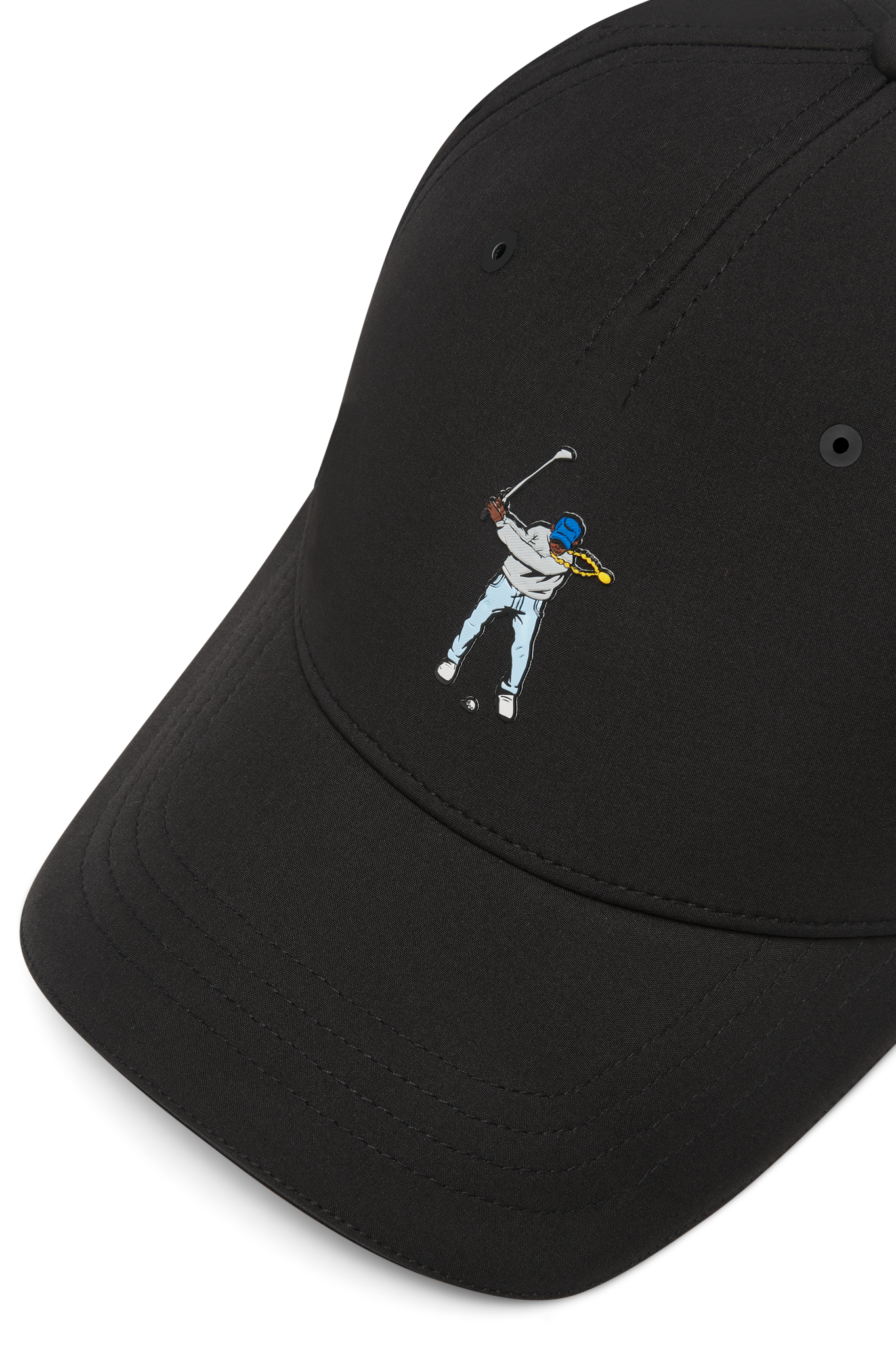 Black Links Hat