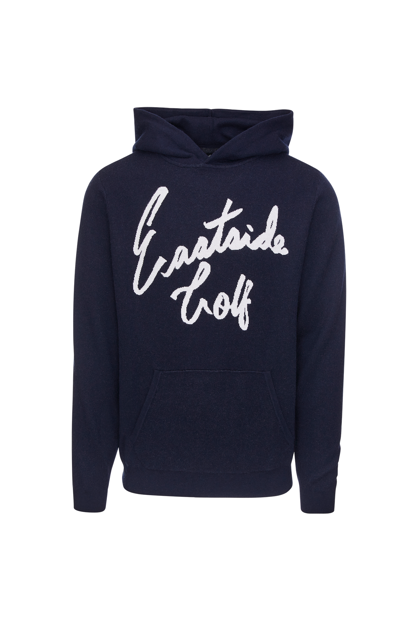 Eastside Golf Men's Merino Wool Blend Hooded Sweater Midnight