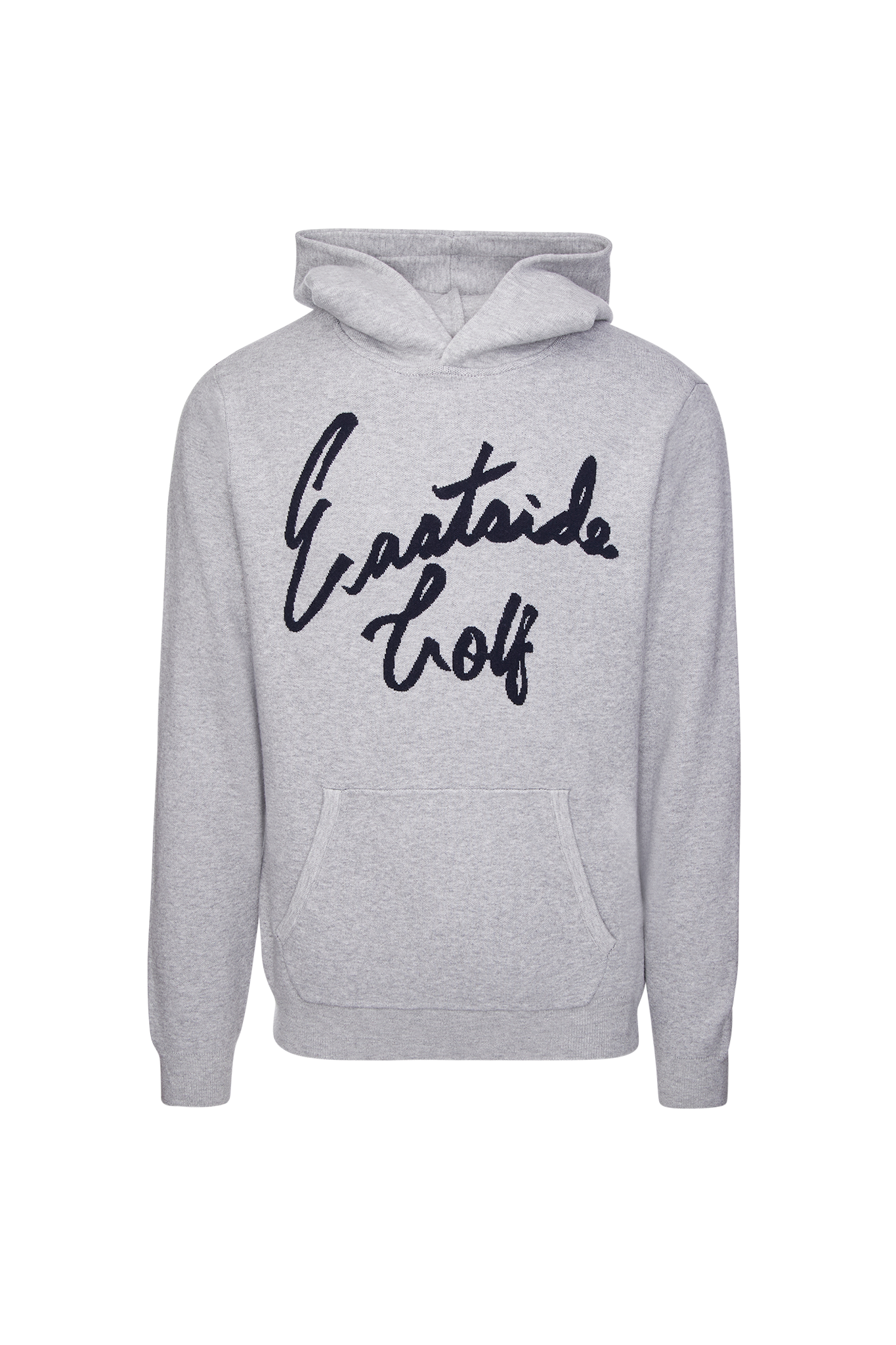 Eastside Golf Men's Merino Wool Blend Hooded Sweater Heather Grey