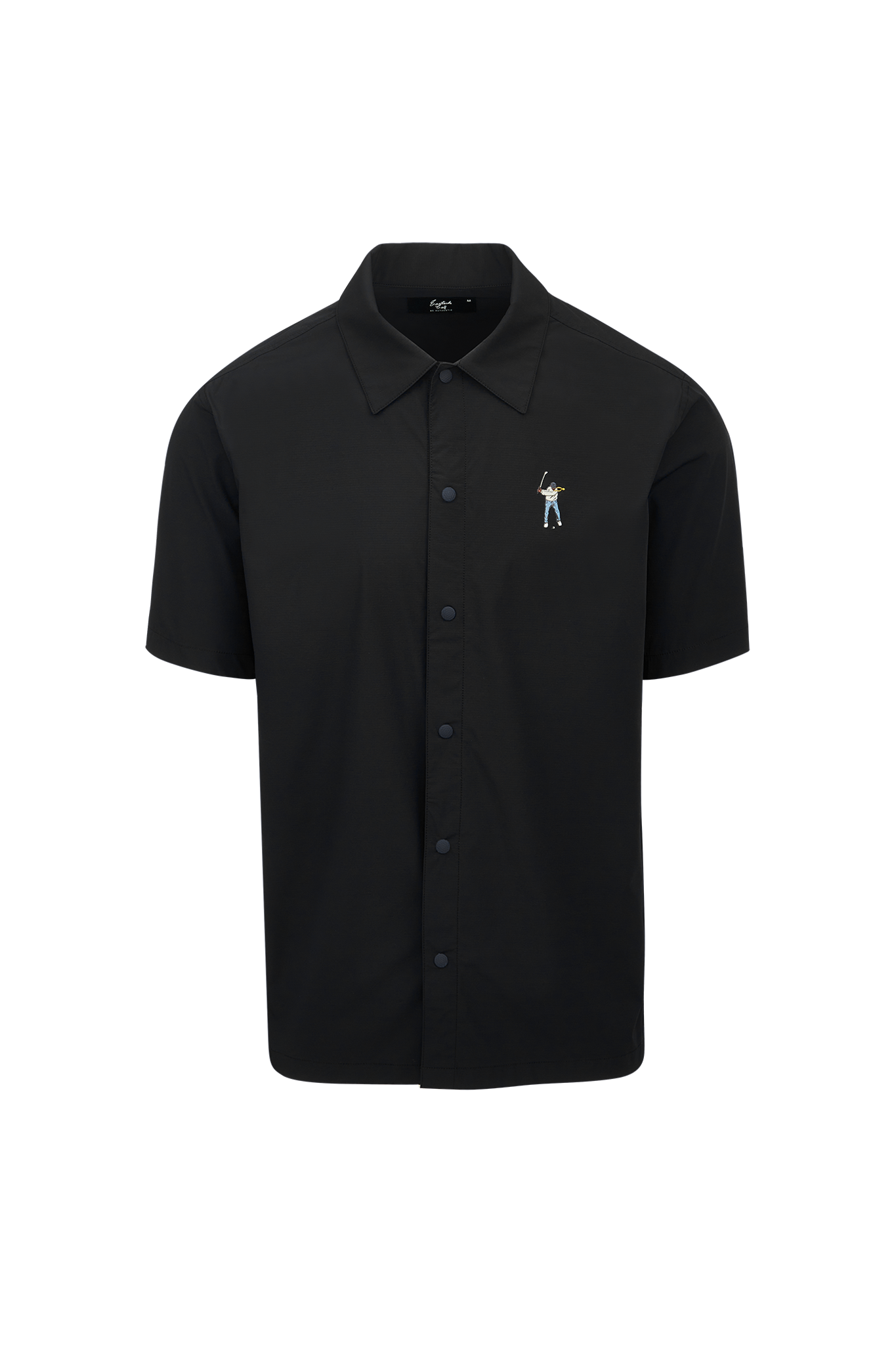 Black Eastside Golf Men's Micro Rip Stop Shirt