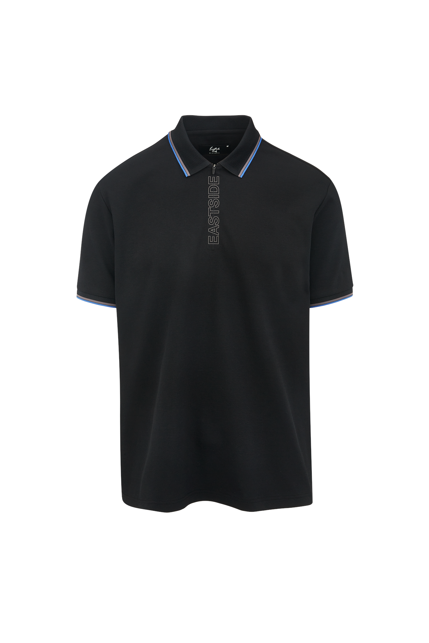 Black Eastside Golf Men's Zip Polo