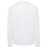 Bright White Eastside Golf Men's Fleece All-Over Script Crew