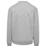 Heather Grey Eastside Golf Men's Fleece All-Over Script Crew