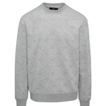 Heather Grey Eastside Golf Men's Fleece All-Over Script Crew