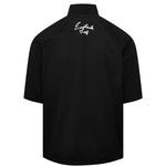Black Eastside Golf Men's Short Sleeve Tech 1/2 Zip Mockneck Shirt