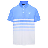 Ombre Striped Signature Golf Polo