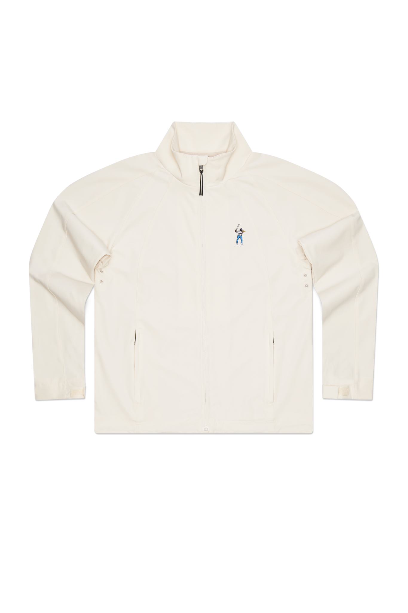 Eastside Golf Men's Full Zip Tech Jacket Pearl Ivory - Pearl Ivory / XS