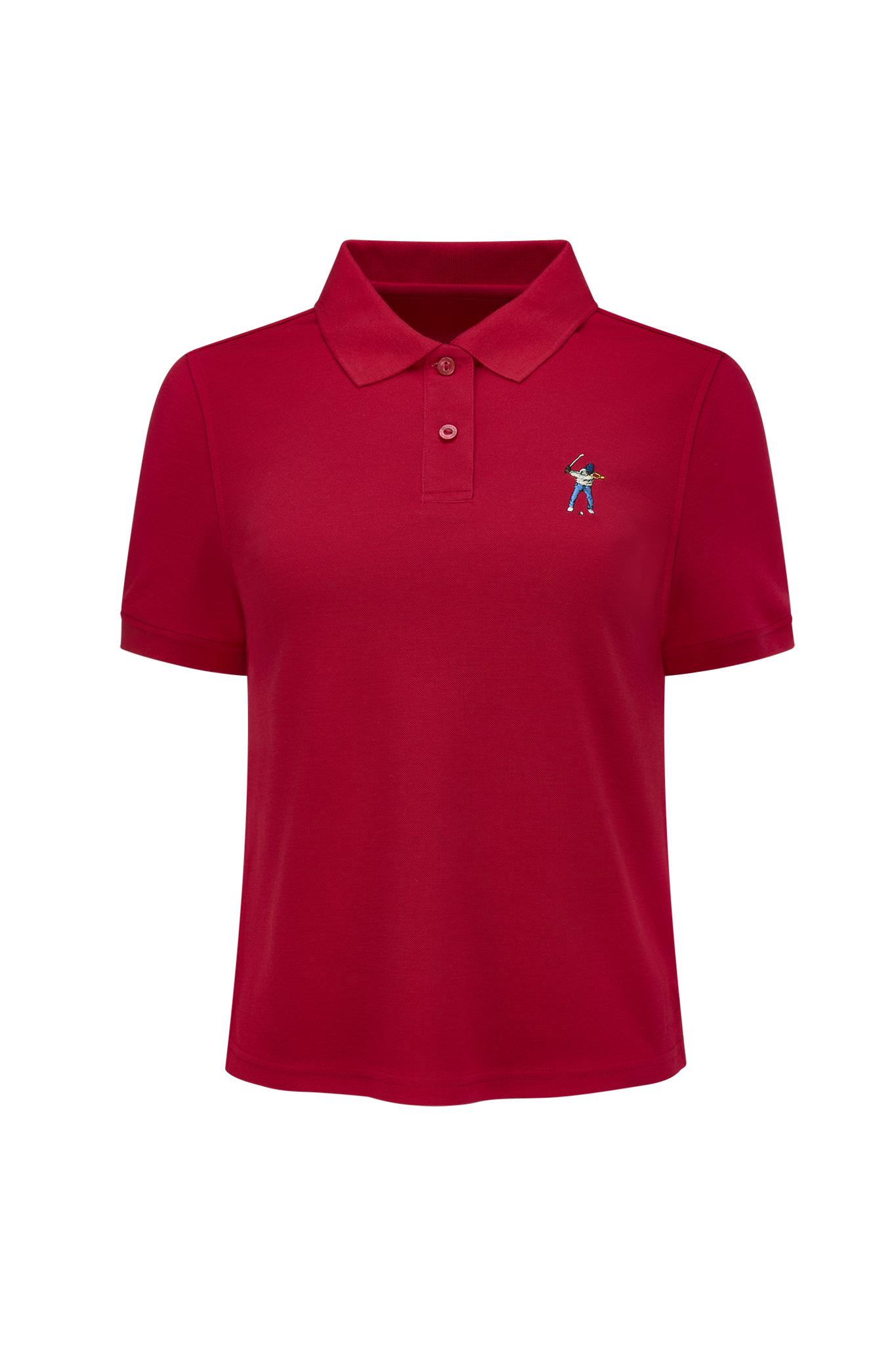 Jalapeno Red Eastside Golf Womens Classic Pique Polo