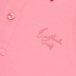 Dianthis Pink Eastside Golf Womens Pique Halter Polo