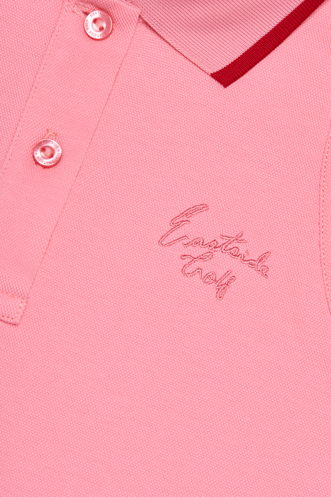 Dianthis Pink Eastside Golf Womens Pique Halter Polo