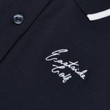 Midnight Navy Eastside Golf Womens Pique Halter Polo