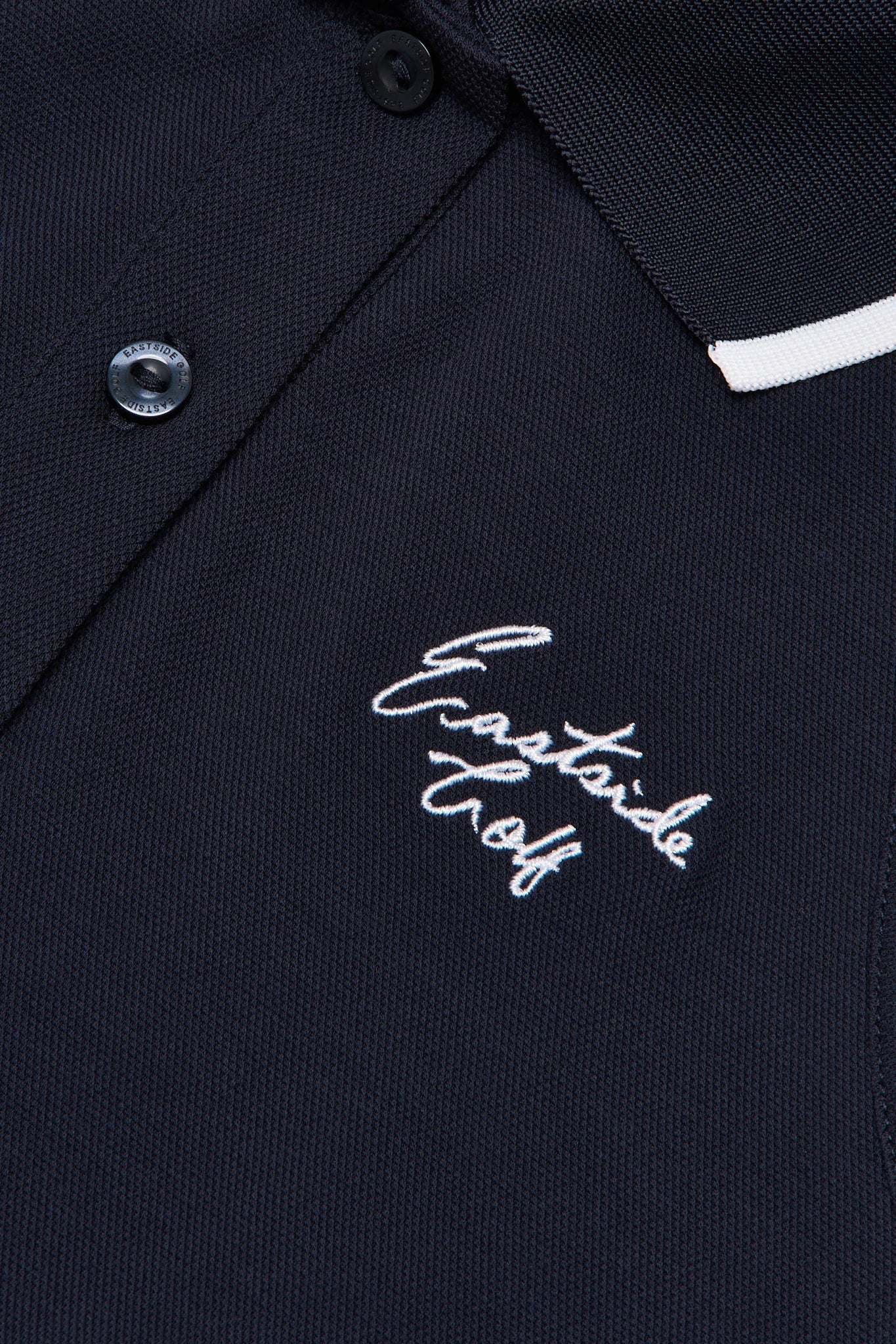 Midnight Navy Eastside Golf Womens Pique Halter Polo