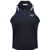 Midnight Navy Eastside Golf Womens Pique Halter Polo