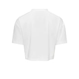 Bright White/Clear Sky Eastside Golf Womens Oversized Cropped Tee