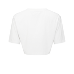 Bright White Eastside Golf Womens Oversized Cropped Tee