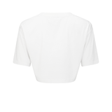 Bright White Eastside Golf Womens Oversized Cropped Tee