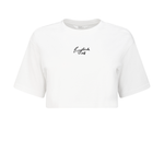Bright White Eastside Golf Womens Oversized Cropped Tee