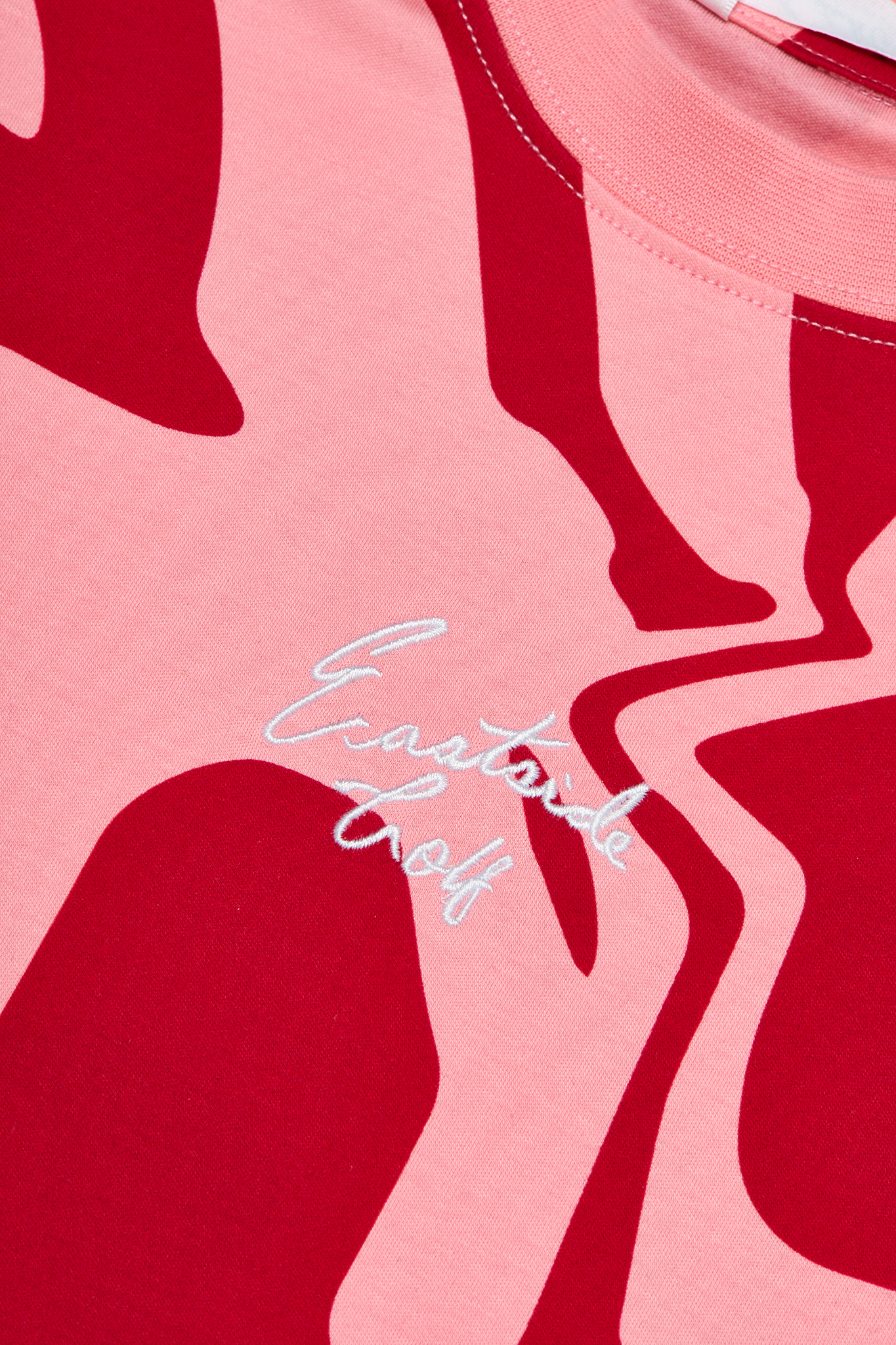 Dianthis LCD Pink Eastside Golf Womens Oversized Cropped Tee