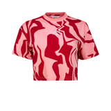 Dianthis LCD Pink Eastside Golf Womens Oversized Cropped Tee