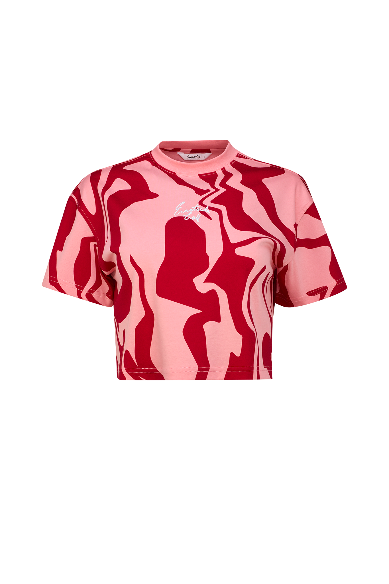 Dianthis LCD Pink Eastside Golf Womens Oversized Cropped Tee