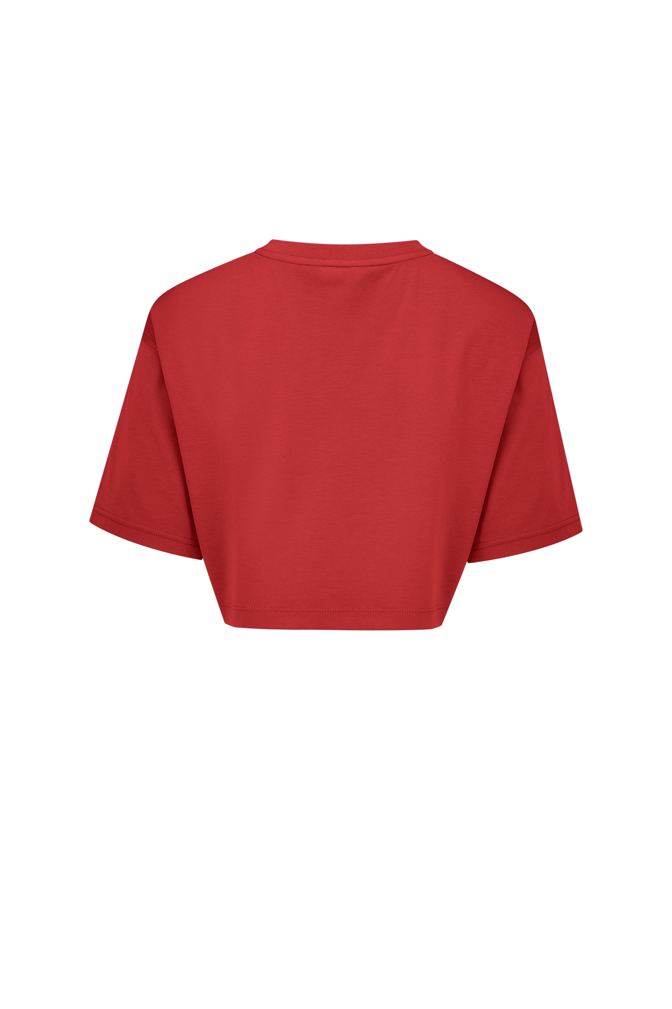 Jalapeno Red Eastside Golf Womens Oversized Cropped Tee