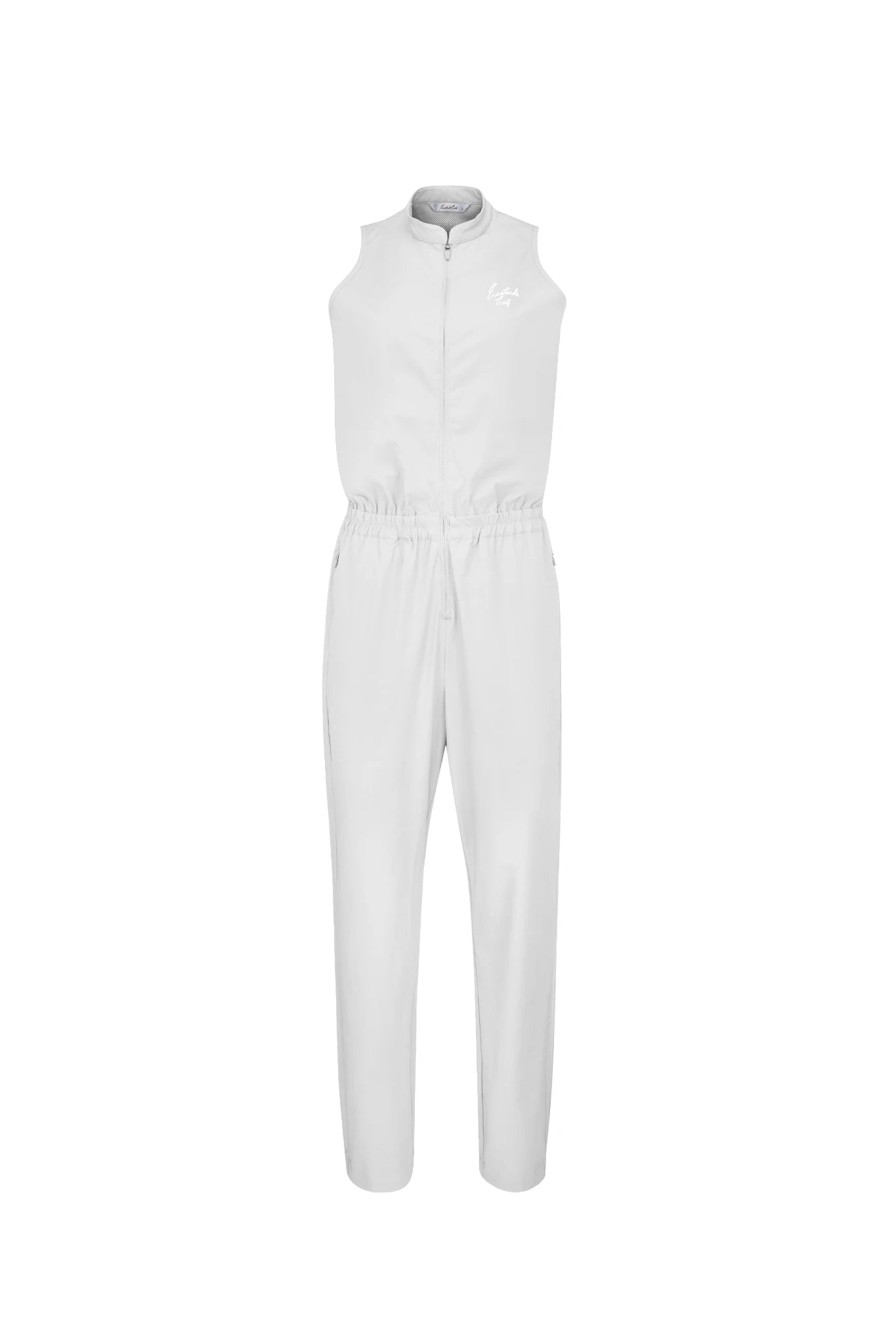 Cool Grey Eastside Golf Womens Sleeveless Jumpsuit
