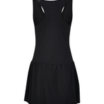 Black Eastside Golf Womens Flippy Racer-Backed Romper