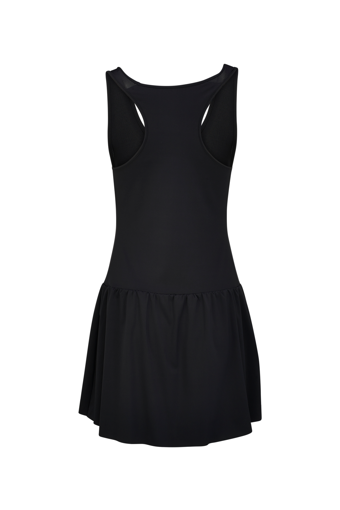 Black Eastside Golf Womens Flippy Racer-Backed Romper