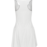 Bright White Eastside Golf Womens Flippy Racer-Backed Romper