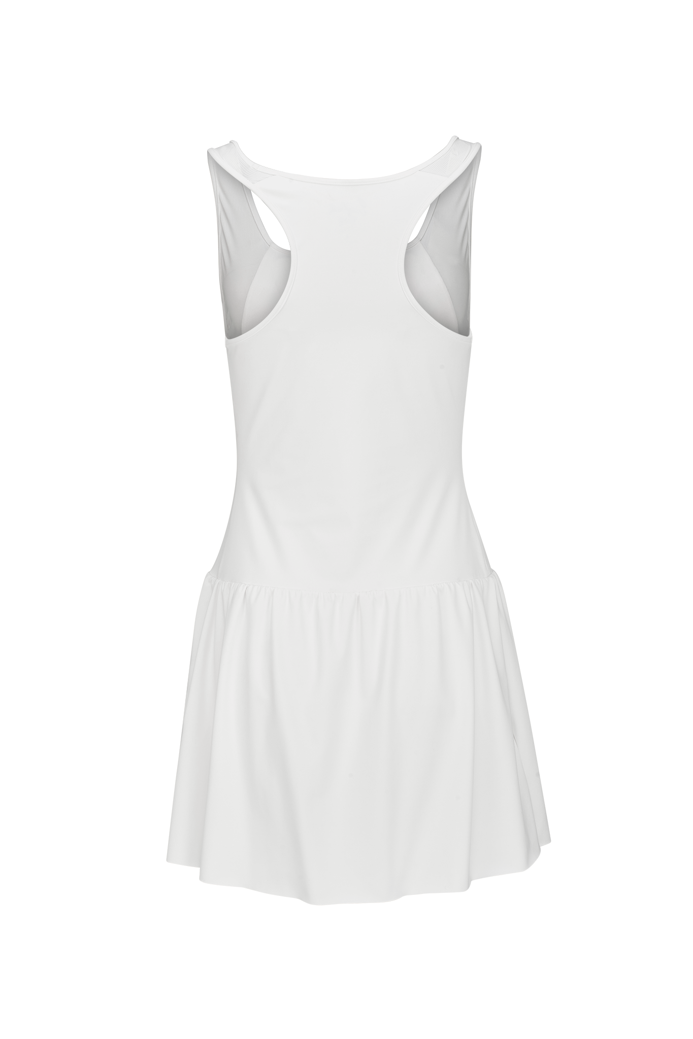 Bright White Eastside Golf Womens Flippy Racer-Backed Romper