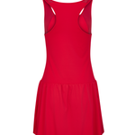 Jalapeno Red Eastside Golf Womens Flippy Racer-Backed Romper