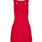 Jalapeno Red Eastside Golf Womens Flippy Racer-Backed Romper