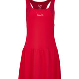 Jalapeno Red Eastside Golf Womens Flippy Racer-Backed Romper