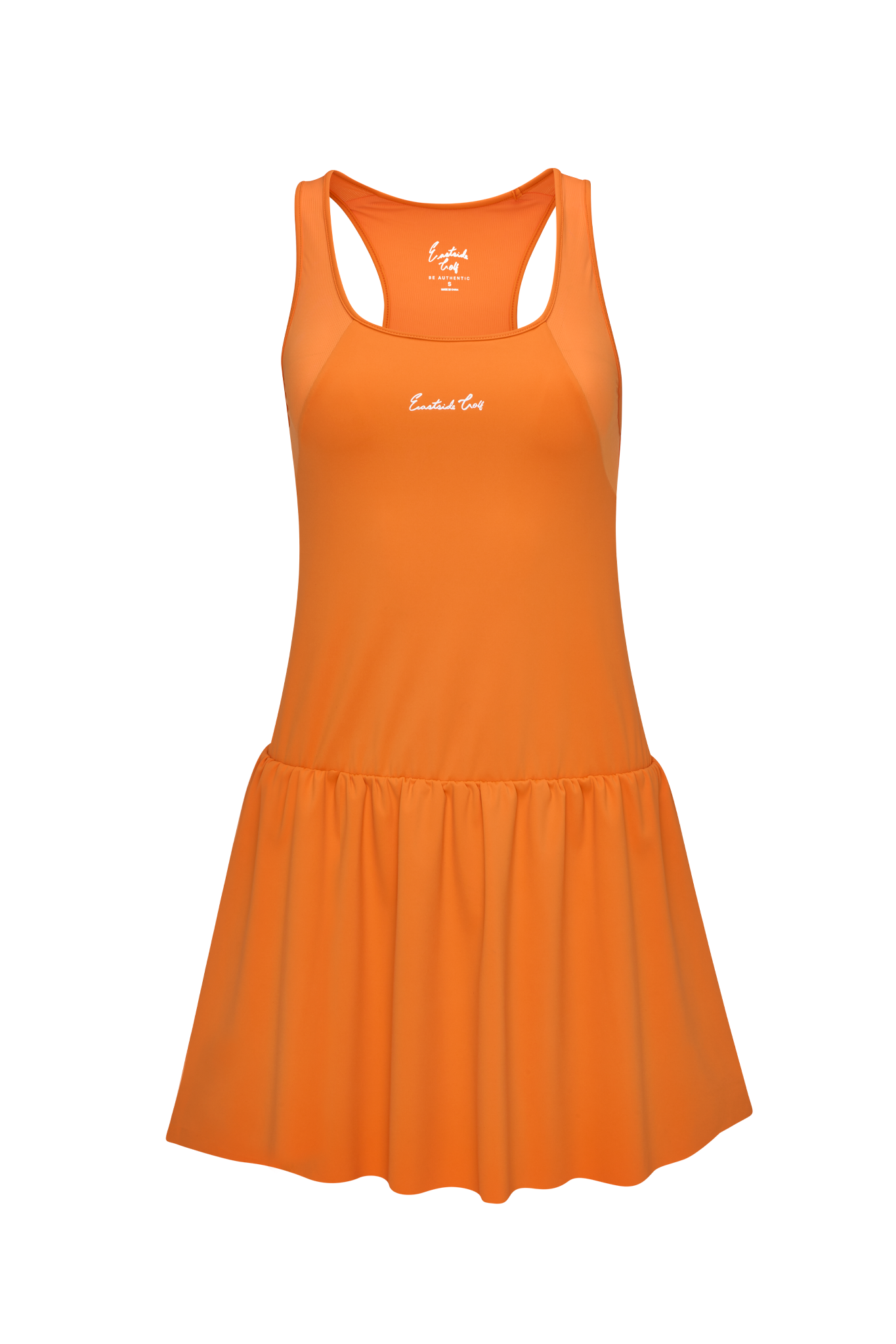 Orange Peel Eastside Golf Womens Flippy Racer-Backed Dress