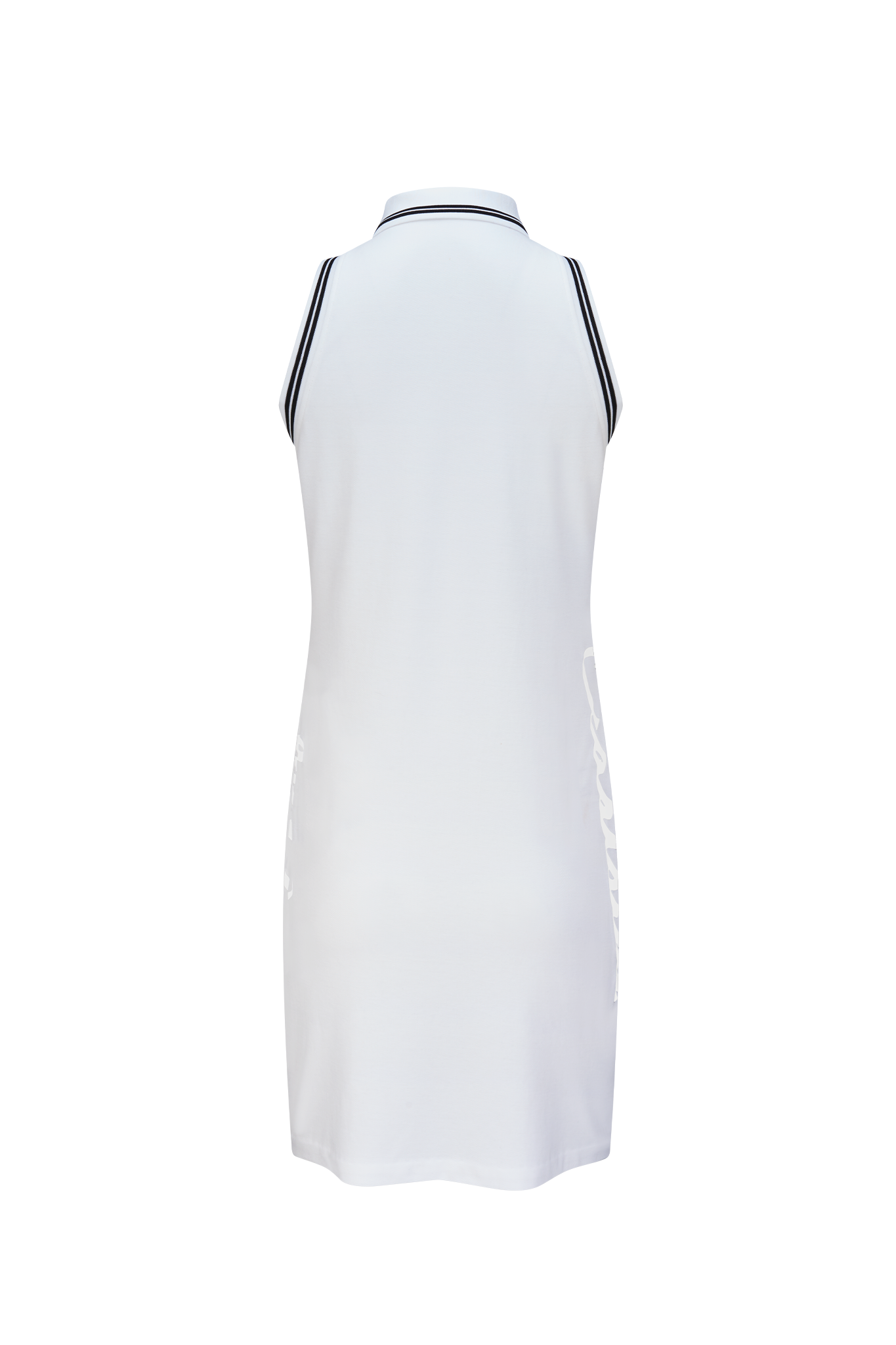 Bright White Eastside Golf Womens Pique Polo Dress