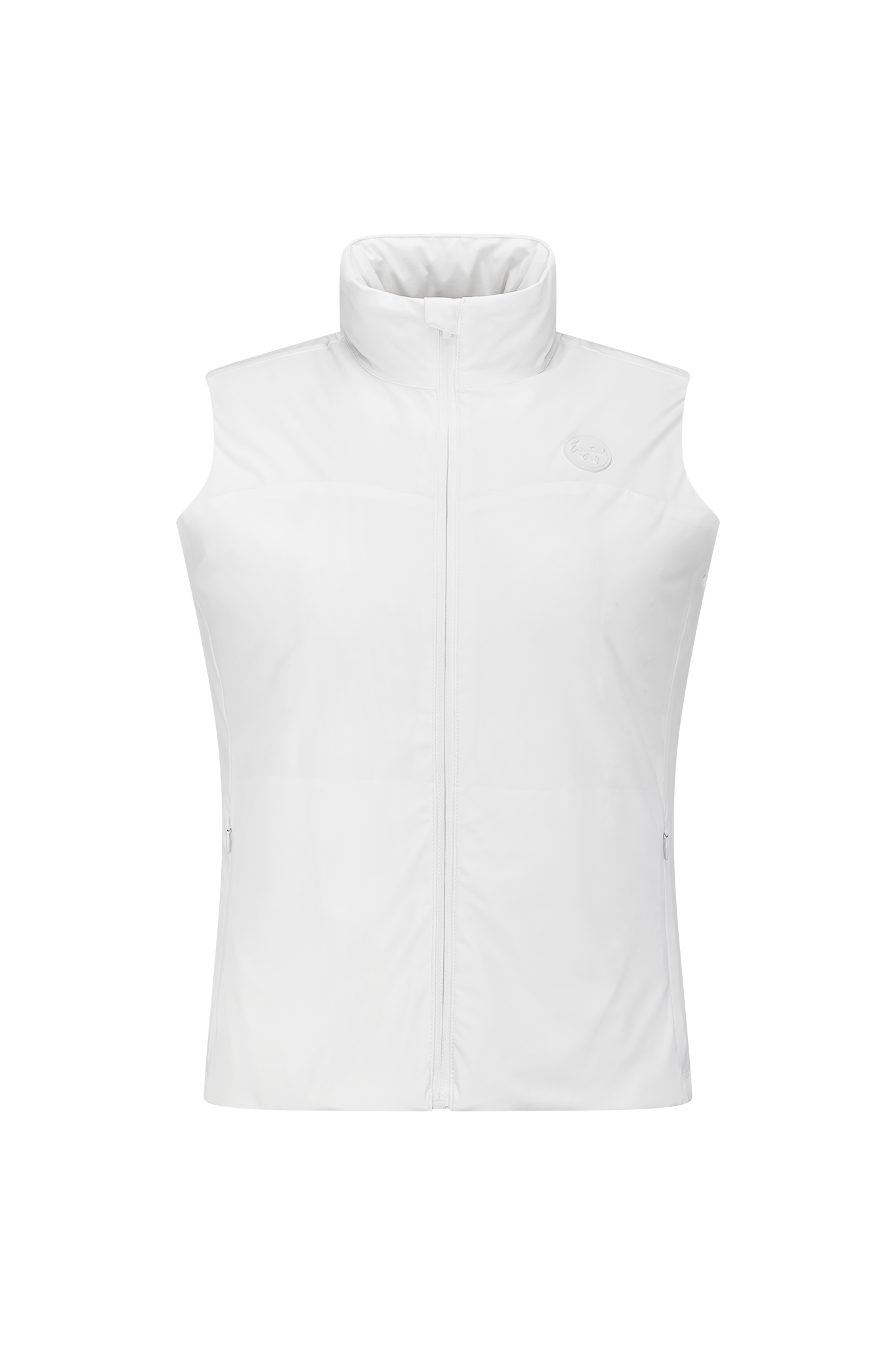 Bright White Eastside Golf Womens Feather Vest