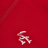 Jalapeno Red Eastside Golf Womens Tech Fleece Quarter Zip