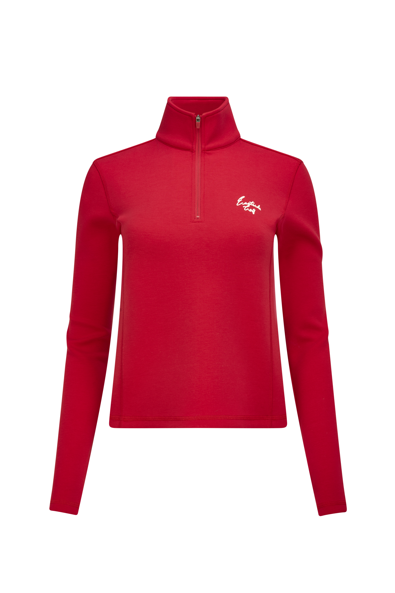Jalapeno Red Eastside Golf Womens Tech Fleece Quarter Zip