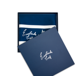 Navy Silk Scarf