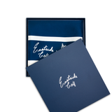 Navy Silk Scarf
